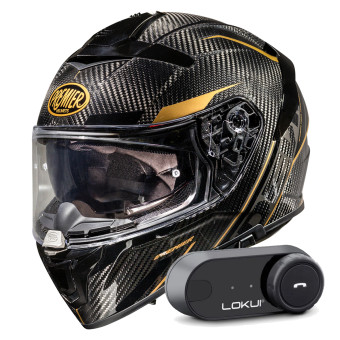 Integral Premier Devil Carbon ST19 + Kit Bluetooth Lokui K30