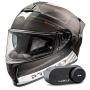 Casque Integral Premier Evoluzione SP2BM + Kit Bluetooth Lokui K30