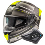 Casque Integral Premier Evoluzione SPYBM + Kit Bluetooth BT Mini
