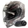 Casque Integral Premier Hyper HP92BM + Kit Bluetooth Lokui K30