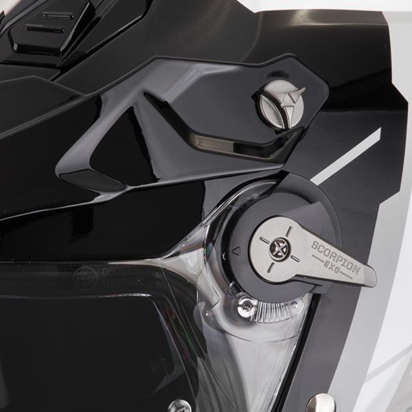 Scorpion ADF 9000 Air Patrol Black Silver