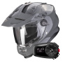 Casque Integral Scorpion ADF 9000 Air Solid Cement Grey + Kit Bluetooth 5S