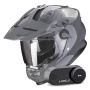 Casque Integral Scorpion ADF 9000 Air Solid Cement Grey + Kit Bluetooth Lokui K30
