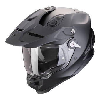 Scorpion ADF 9000 Air Solid Matt Black + Kit bluetooth 5R Lite