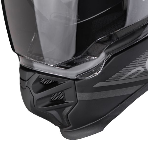 Scorpion ADF 9000 Air Summit Matt Black Silver