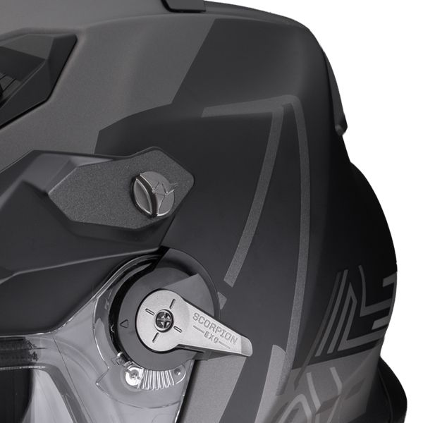 Scorpion ADF 9000 Air Summit Matt Black Silver