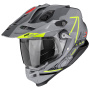 Casque Integral Scorpion ADF 9000 Air Summit Silver Neon Yellow