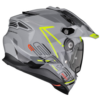 Scorpion ADF 9000 Air Summit Silver Neon Yellow