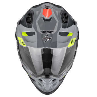 Scorpion ADF 9000 Air Summit Silver Neon Yellow