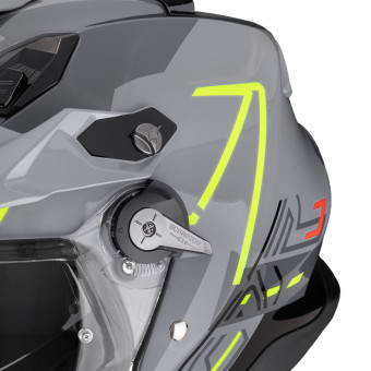 Scorpion ADF 9000 Air Summit Silver Neon Yellow
