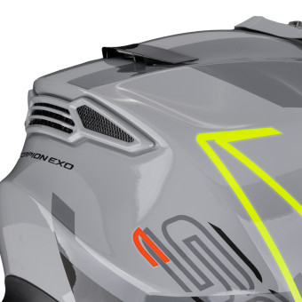 Scorpion ADF 9000 Air Summit Silver Neon Yellow