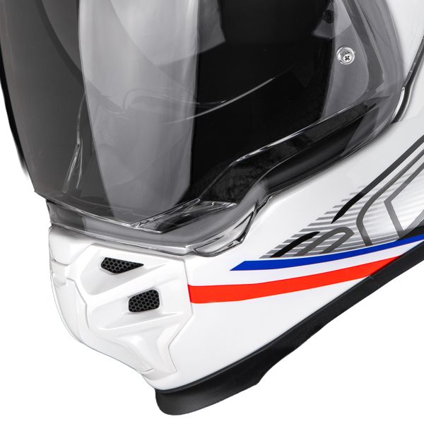 Scorpion ADF 9000 Air Summit White Red Silver