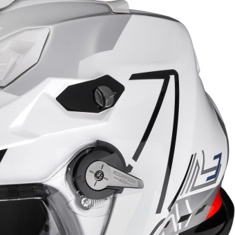 Scorpion ADF 9000 Air Summit White Red Silver