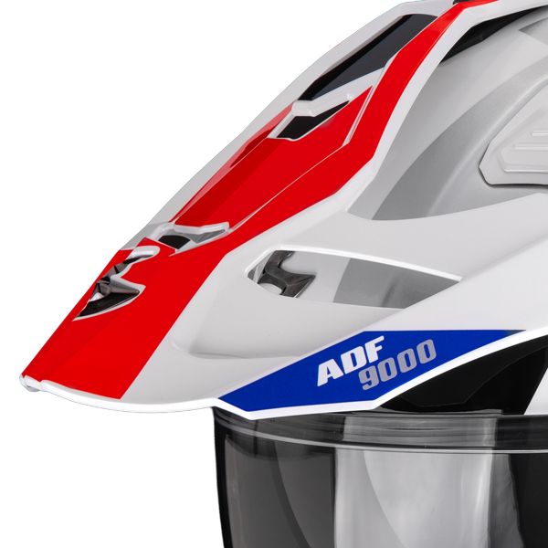 Scorpion ADF 9000 Air Summit White Red Silver
