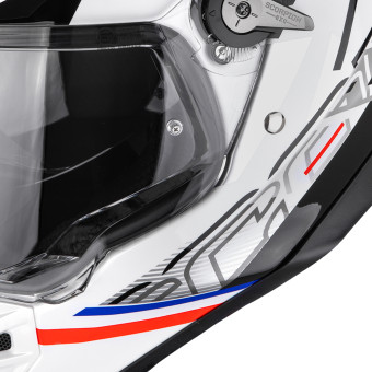 Scorpion ADF 9000 Air Summit White Red Silver