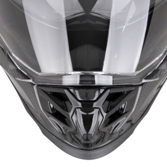 Scorpion ADF 9000 Carbon Air Solid Black + Kit bluetooth Exo-Com Link-1C