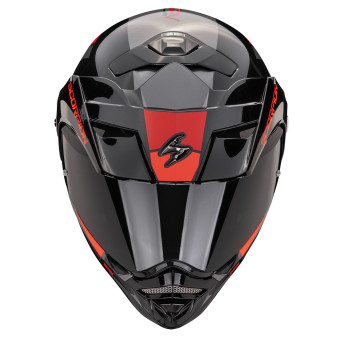 Scorpion ADX-2 Galane Silver Black Red + Kit Bluetooth BT Mini