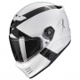 Casque Integral Scorpion Covert FX Gallus White Black