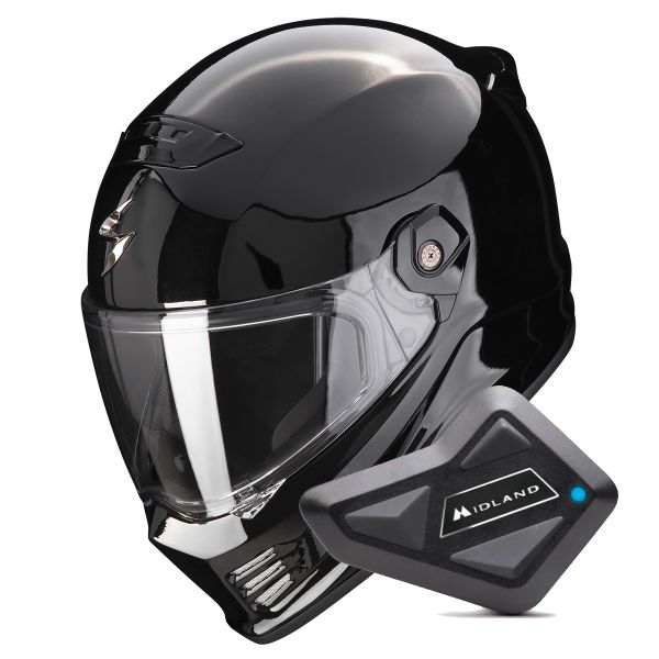 Integral Scorpion Covert FX Solid Black + Kit Bluetooth BT Mini Integral Scorpion Covert FX Solid Black + Kit Bluetooth BT Mini