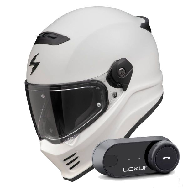 Integral Scorpion Covert FX Solid Cool Grey Mat + Kit Bluetooth Lokui K30 Integral Scorpion Covert FX Solid Cool Grey Mat + Kit Bluetooth Lokui K30