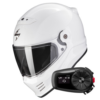 Integral Scorpion Covert FX Solid White + Kit Bluetooth 5S