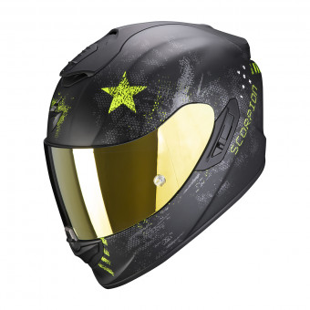 Casque Integral Scorpion Exo 1400 Air Asio Matt Black Neon Yellow Casque Integral Scorpion Exo 1400 Air Asio Matt Black Neon Yellow