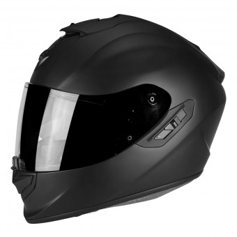 Scorpion Exo 1400 Evo Air Solid Matt Black + Intercom Sena SMH5