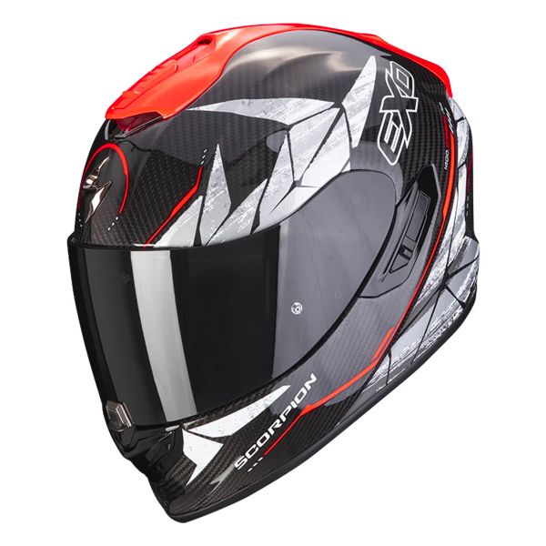 Integral Scorpion Exo 1400 Evo Carbon Air Aranea Black Neon Red Integral Scorpion Exo 1400 Evo Carbon Air Aranea Black Neon Red