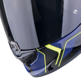 Scorpion Exo 1400 Evo II Air Intensio Black Blue + Kit bluetooth Exo-Com Link-1C