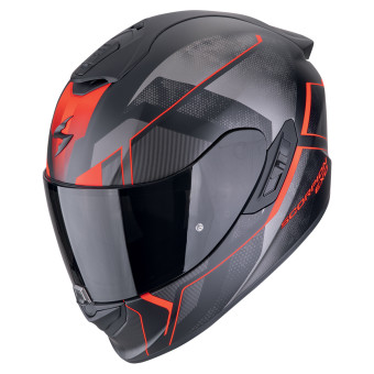 Scorpion Exo 1400 Evo II Air Intensio Matt Red + Kit bluetooth Exo-Com Link-1C