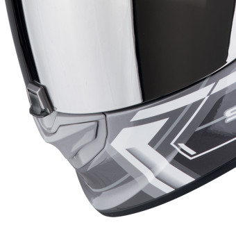 Scorpion Exo 1400 Evo II Air Linart Grey White + Kit bluetooth Exo-Com Link-1C