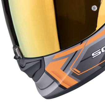 Scorpion Exo 1400 Evo II Air Linart Matt Orange + Kit bluetooth Exo-Com Link-1C