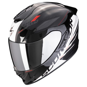 Scorpion Exo 1400 Evo II Air Luma Black White + Kit Bluetooth 5S