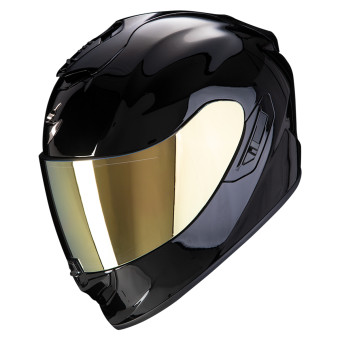 Scorpion Exo 1400 Evo II Air Solid Black + Kit bluetooth Exo-Com Link-1C