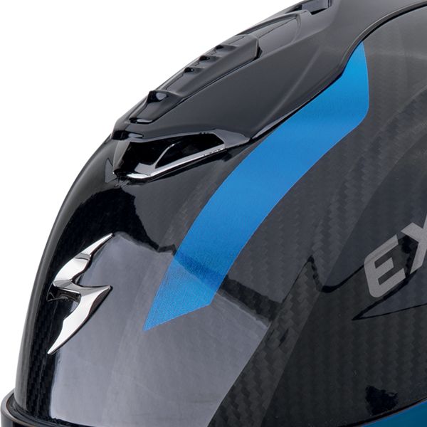 Scorpion Exo 1400 Evo II Carbon Air Platted Black Blue