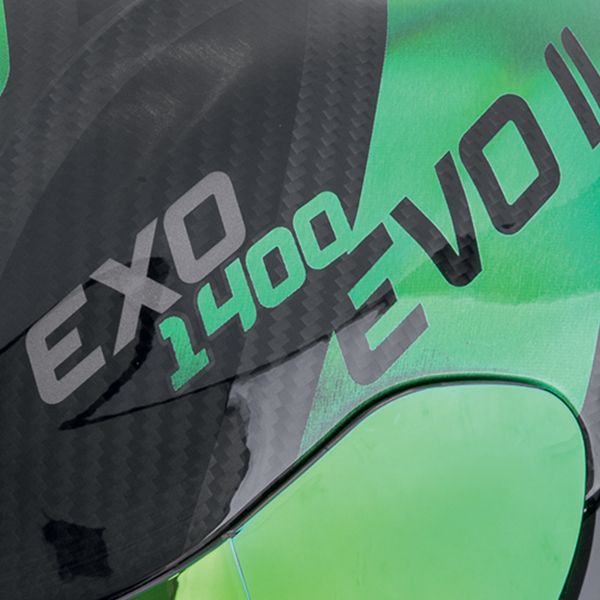 Scorpion Exo 1400 Evo II Carbon Air Platted Black Green