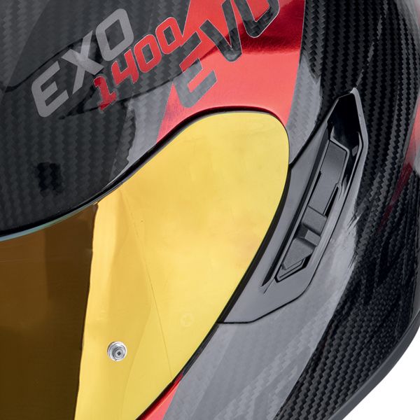 Scorpion Exo 1400 Evo II Carbon Air Platted Black Red
