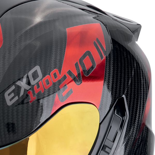 Scorpion Exo 1400 Evo II Carbon Air Platted Black Red