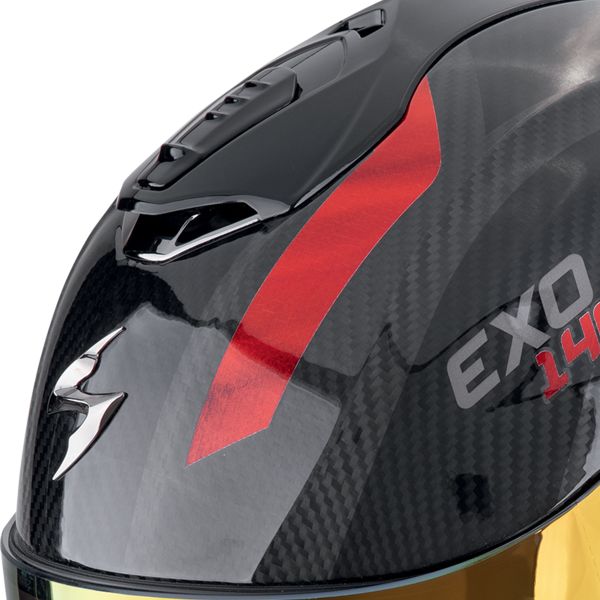 Scorpion Exo 1400 Evo II Carbon Air Platted Black Red