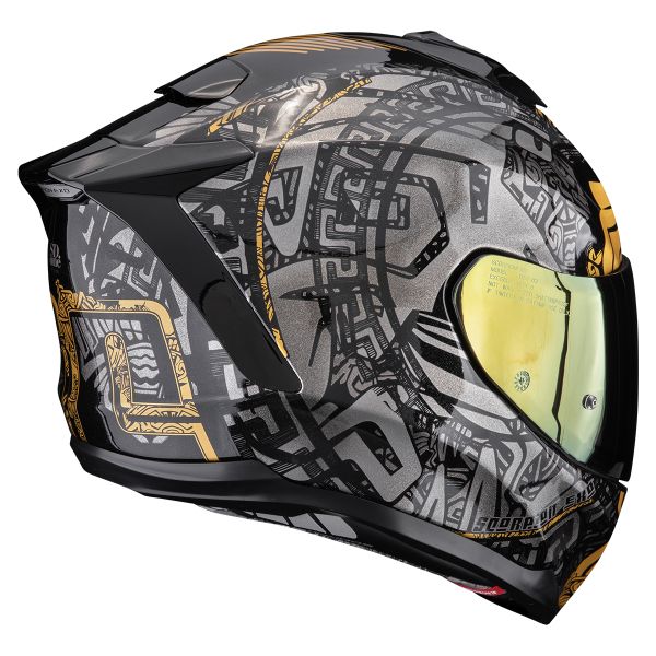 Scorpion Exo 1500 Air Apus Black Grey Gold
