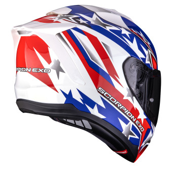 Scorpion Exo 1500 Air Etoile White Blue Red