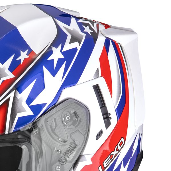 Scorpion Exo 1500 Air Etoile White Blue Red