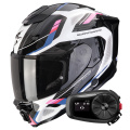 Pack Exo 1500 Air Sleek White Black Pink + Kit Bluetooth 5S Solo