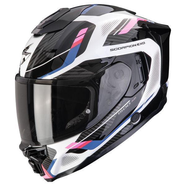 Integral Scorpion Exo 1500 Air Sleek White Black Pink Integral Scorpion Exo 1500 Air Sleek White Black Pink