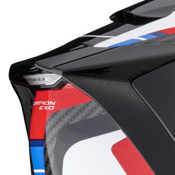 Scorpion Exo 1500 Air Sleek White Red Blue