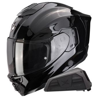 Casque Integral Scorpion Exo 1500 Air Solid Black + Kit bluetooth Exo-Com Link-1 Casque Integral Scorpion Exo 1500 Air Solid Black + Kit bluetooth Exo-Com Link-1