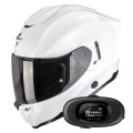 Pack Exo 1500 Air Solid Pearl White + Kit bluetooth 5R Lite Solo