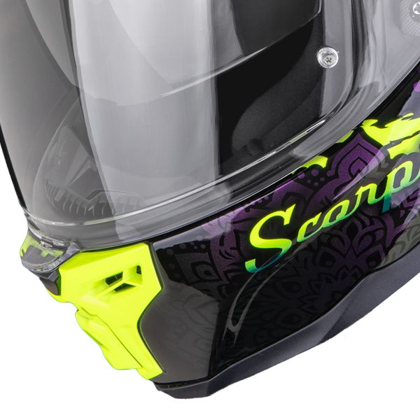 Scorpion Exo 1500 Air Vortex Black Neon Yellow Chameleon