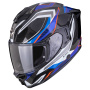 Casque Integral Scorpion Exo 1500 Carbon Air Hydro Black White Blue