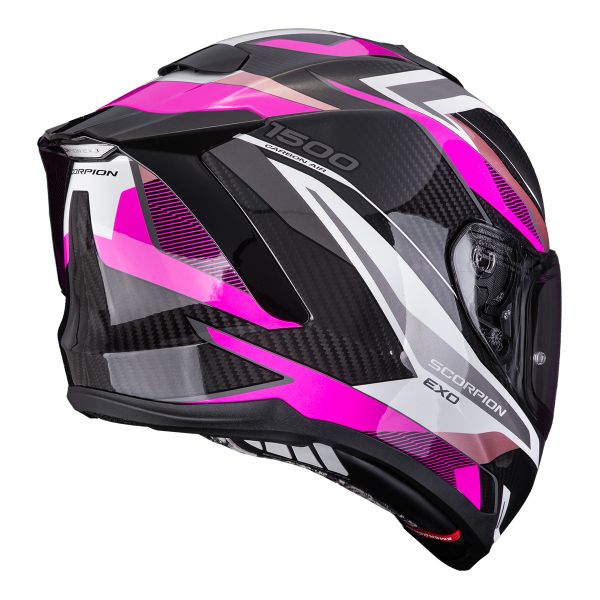 Scorpion Exo 1500 Carbon Air Hydro Black White Pink